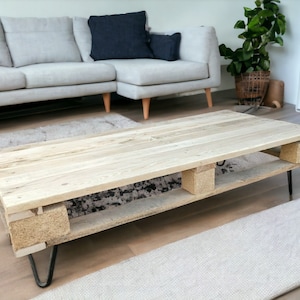 Reclaimed Pallet Coffee Table | Rustic Coffee Table | THE DUBLIN