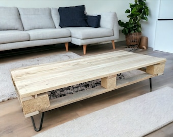 Reclaimed Pallet Coffee Table | Rustic Coffee Table | THE DUBLIN
