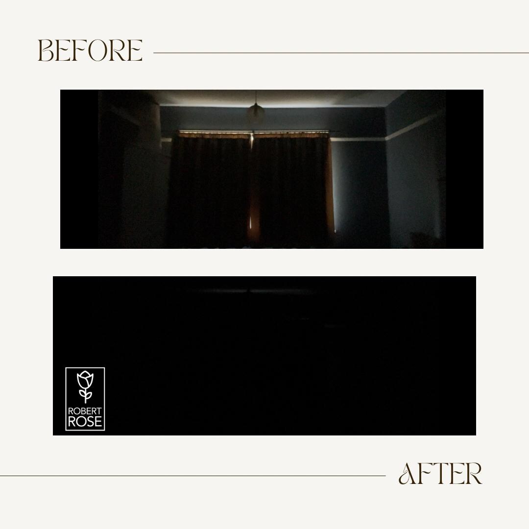 Keego Blocchi la luce 100% oscuranti, in PVC, per tende e tende oscuranti, bloccano lungo i lati delle tende oscuranti, ideali per camera da letto e