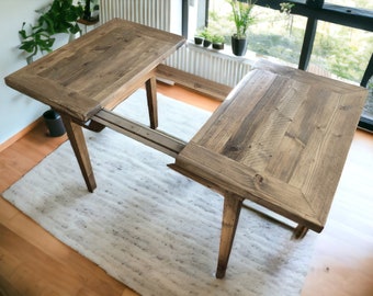 Extendable Dining Table | Reclaimed Wood | THE MITRE