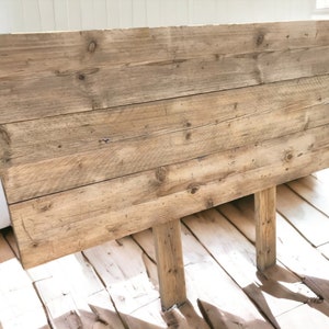 Head Board Using Reclaimed Environmentally Friendly Scaffold Boards – Single / Double / King Size / Queen Size | THE SOUTHVILLE