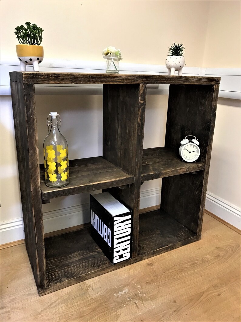 Vinyl Record Storage Unit/bookshelf Using Reclaimed Wooden Etsy UK
