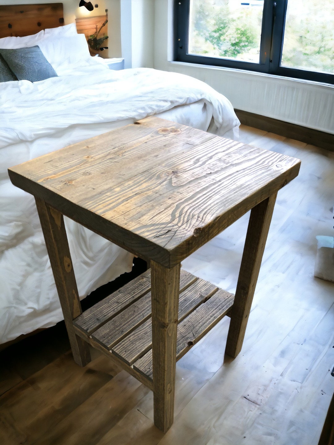 Side Table Storage Unit Using Reclaimed Wooden Scaffold Boards THE ...