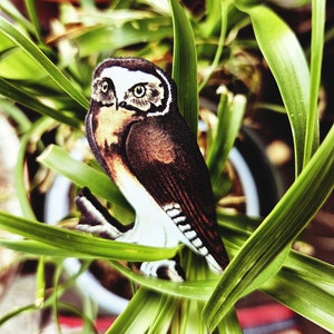 Owl Brooch, Owl Pin, Woodland Brooch, Woodland Jewelry, Forest, Owl.
