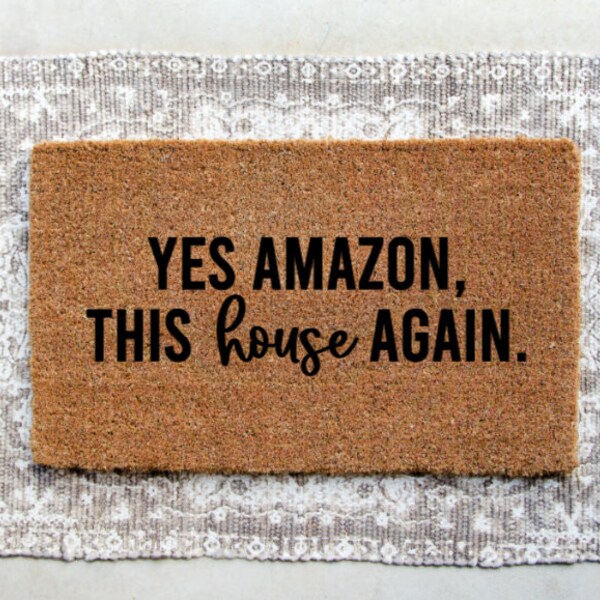 Funny Amazon Mat Etsy