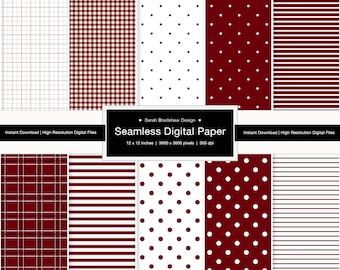 Maroon And White Checkered Background