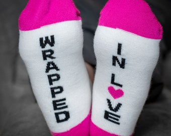Wrapped in Love Chemo Socks for Cancer Patients, Soft Inspirational Gift with Comfort