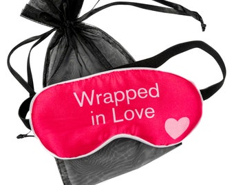Washable Mask | Cloth Eye Mask | Reusable Mask | Hot Pink Sleeping Eye Mask | Beauty Mask