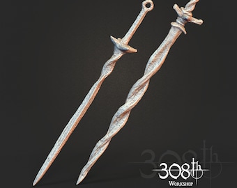 Coiled Sword and Greatsword - Dark Souls - STL Digital Model 3D