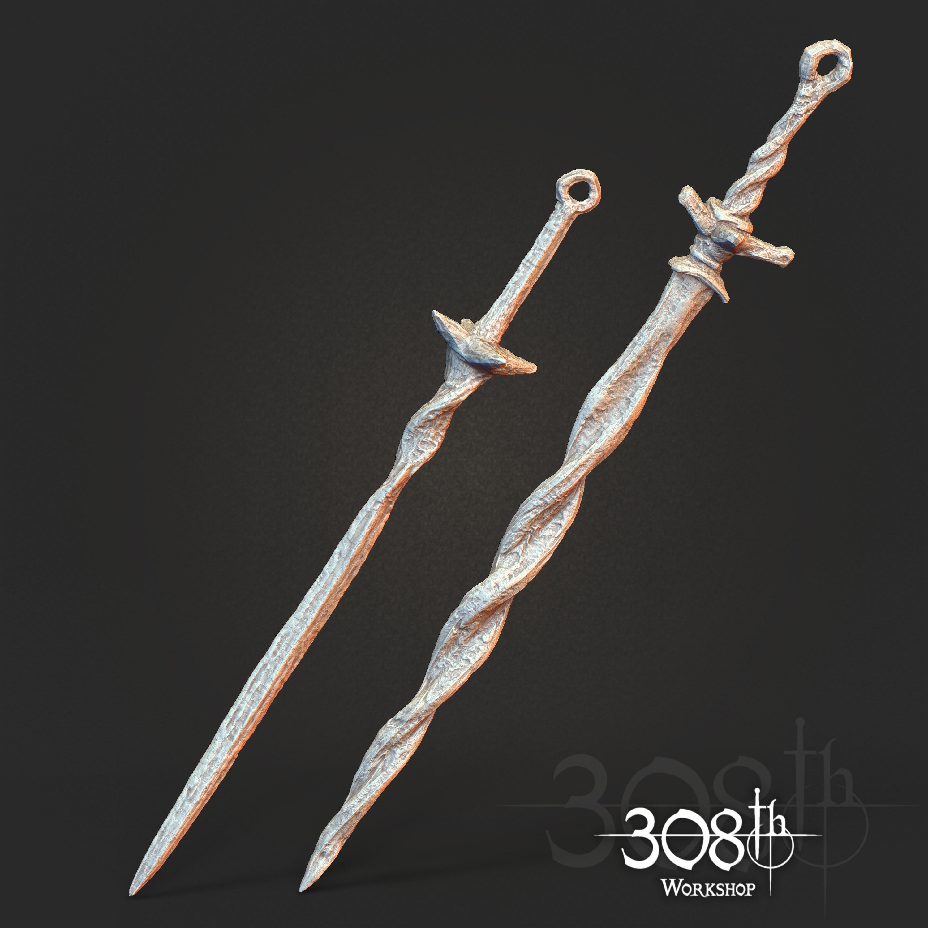 Frayed Blade Dark Souls 3 STL Digital Model 3D Print Cosplay 