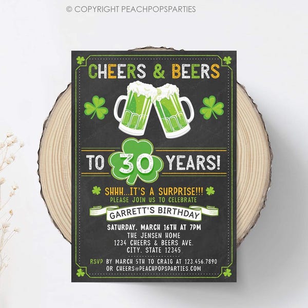 Irish Invitation - Etsy