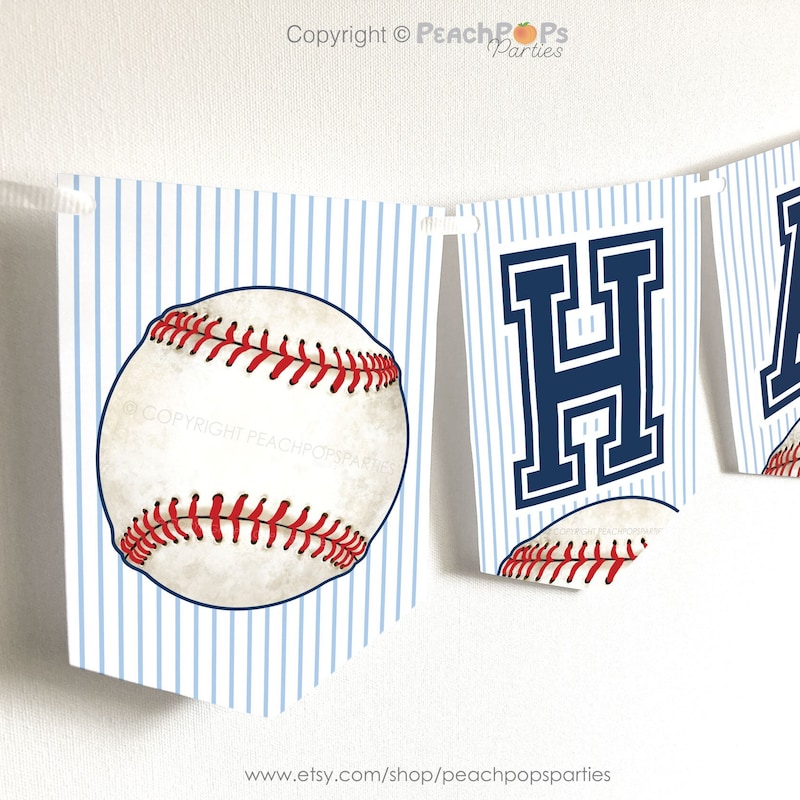 Baseball Banner - Etsy