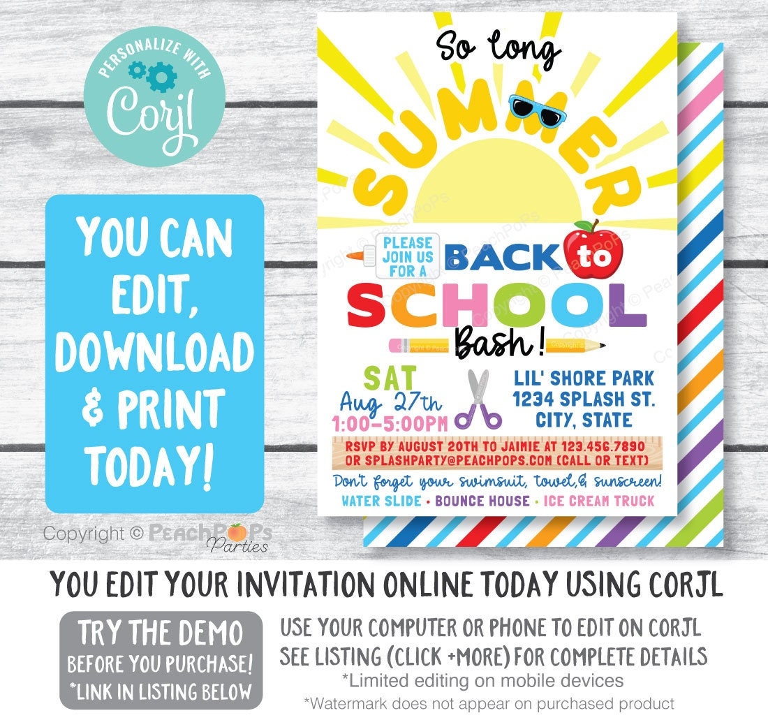 Back To School Bash Etsy 日本