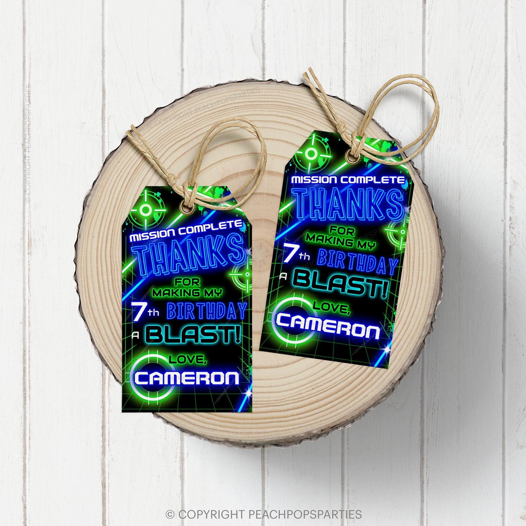 Nerf Thank You Tags - Etsy nerf-thank-you-tags-etsy