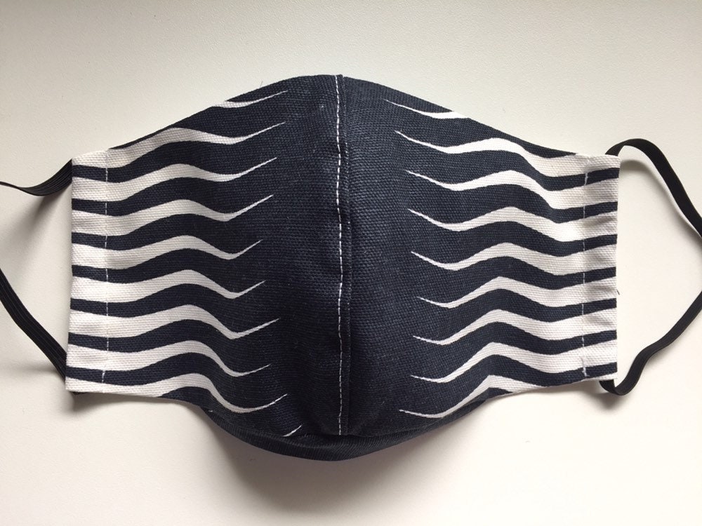 Face mask for man/ Under chin cover piece / Mask/ black and Etsy