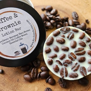 Coffee Bean Massage Lotion Bar - 100% Organic
