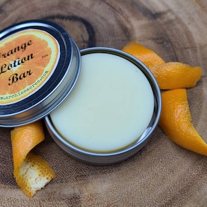 Vanilla Orange Dreamsicle Lotion Bar - 100% Organic