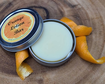 Vanilla Orange Dreamsicle Lotion Bar - 100% Organic