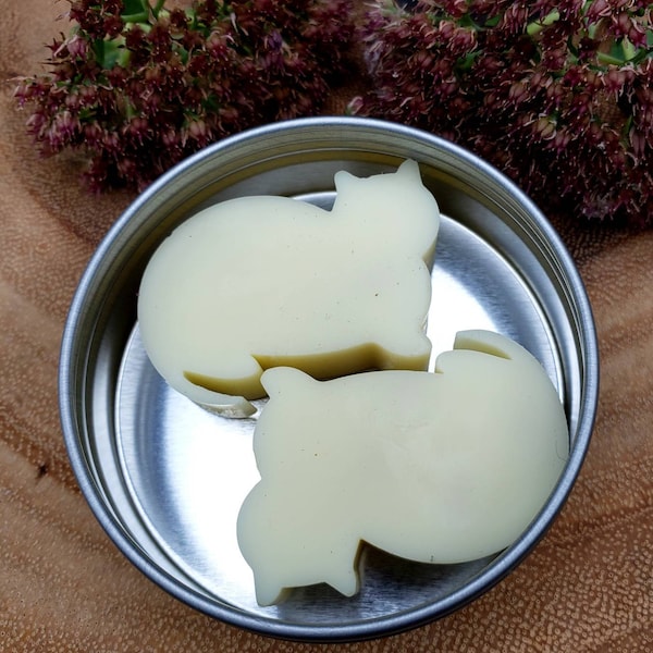 Cat Shaped Lotion Bars - 100% Organic