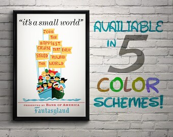 Small World Poster Etsy