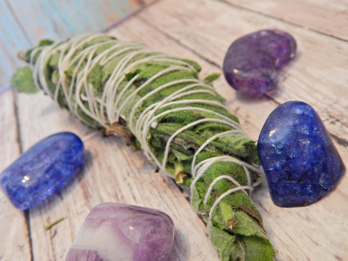 Mint Smudge Stick Dried Mint Mint Smudge Bundle Smudge Etsy