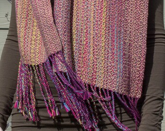 Handwoven Luxury Fiber Scarf or Shawl