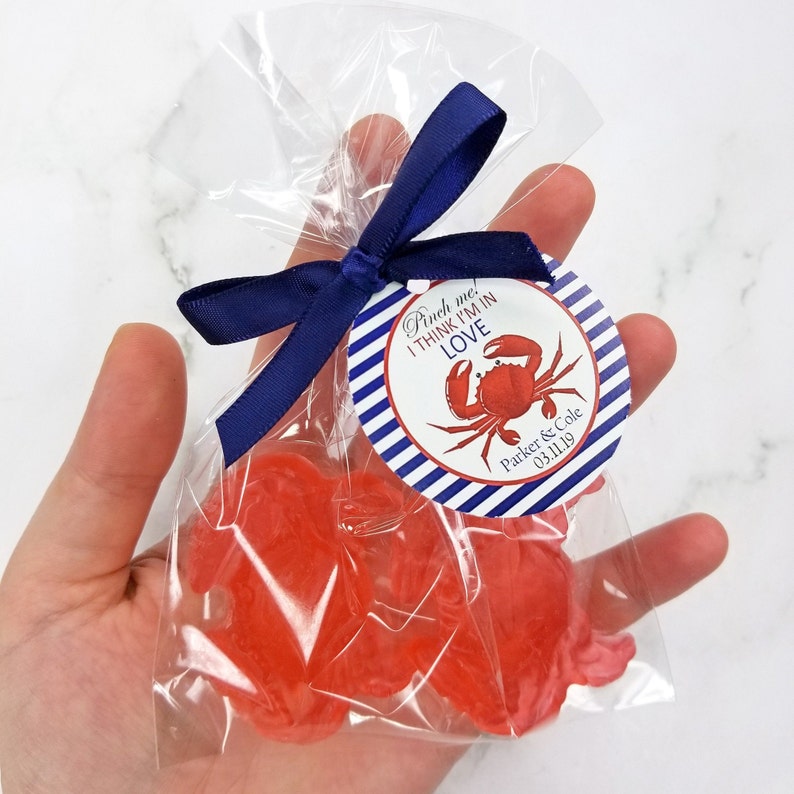 Crab Party Favors 12 Crab Soap Favors for Nautical Party Etsy
