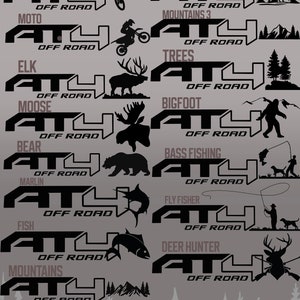 GMC AT4 Decals - Hunting/Fishing/Outdoors/Sports