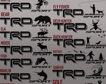 Toyota TRD SPORT Decals - Fishing / Hunting / Sports / Outdoors