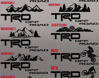 4Runner TRD Off Road C-Post Decal - Hunting / Outdoors / Fishing / Sports