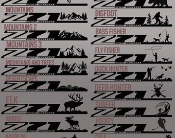 Chevy Z71 Decal - Hunting/Fishing/Outdoors/Sports
