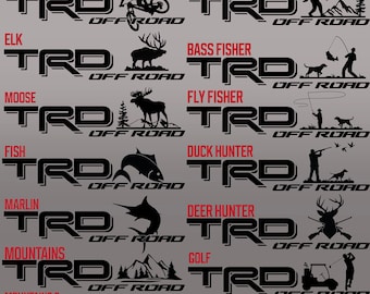 TRD Off Road Decals - Hunting/ Fishing/ Sports/ Outdoors