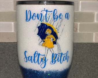 Home Gifts Color The Salty Bitch Wine Cup Tumbler main image 1