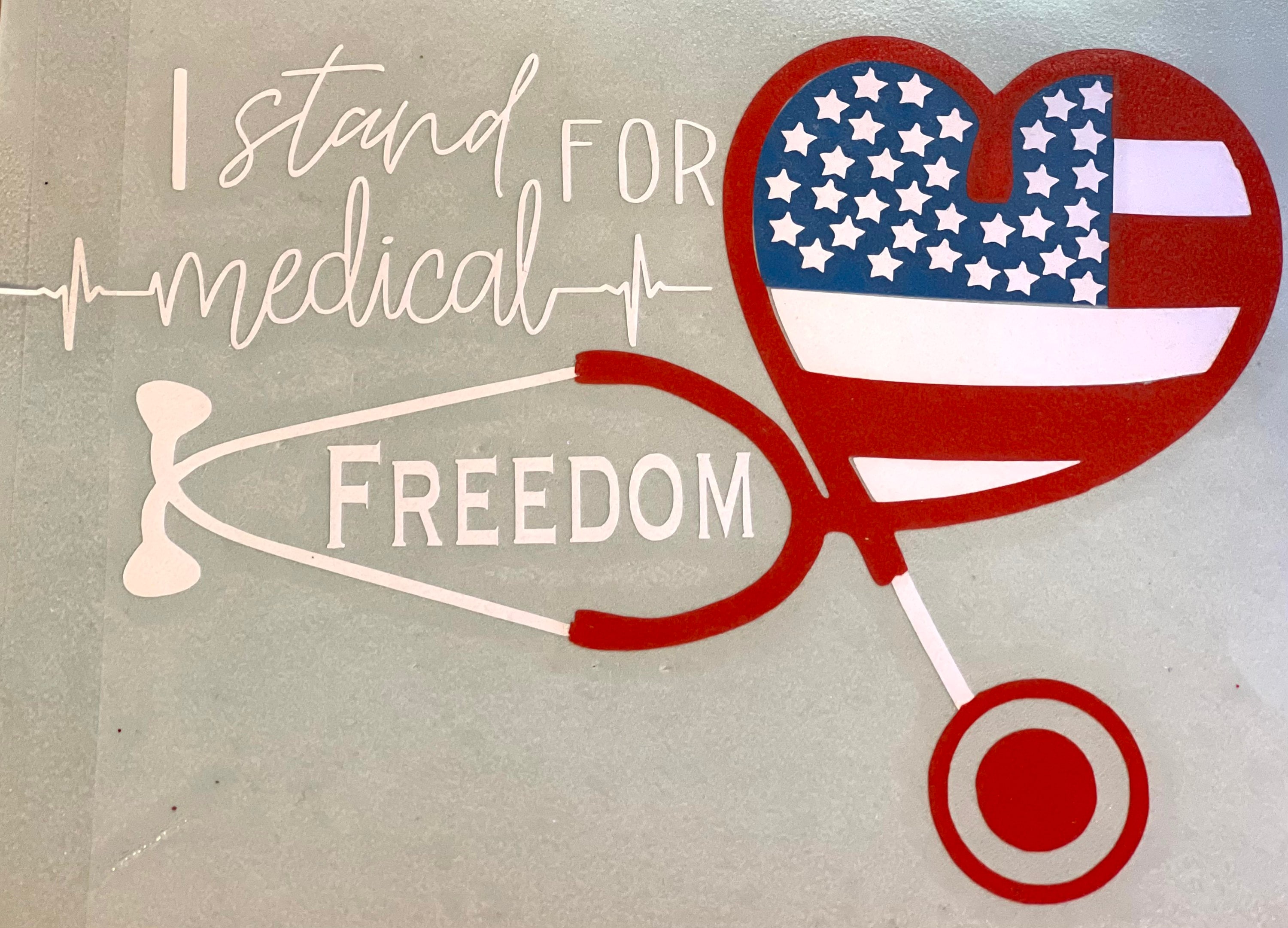 I Stand for Medical Freedom / Stars and Stripes / Patriotic / Etsy UK
