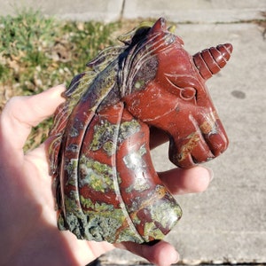 Dragons Blood Jasper Stone Unicorn