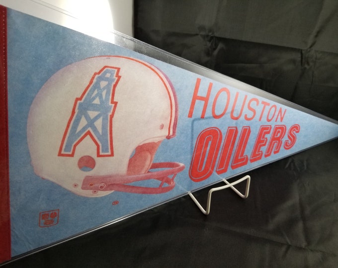1970's Houston Oilers Pennant, Best One Ever Owned not With Sleeve Etsy