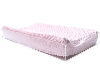 LELLOBABY™ - 6mm Thick Premier Edition Baby Changing Tray in Acrylic Lucite
