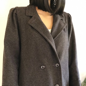 Vintage Forstmann Calf Length Coat, Women&#39;s size 8, Calf Length Coat, Wool Blend Coat, Amazing Vintage Condition, Assembled in Mexico