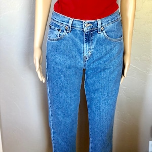 Levi ist abgeschnitten, Jeans, authentische Levis Jeans, High Rise Frau Levi, Wade Jeans, Vintage Levi