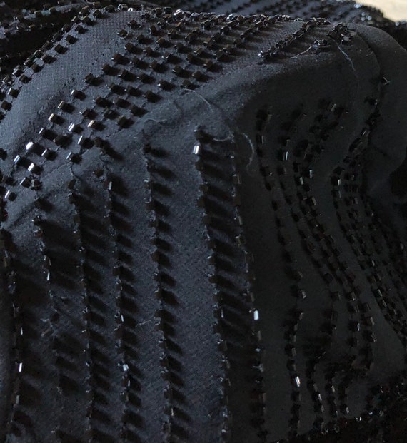 Buy Vintage Bieff Basix, Black Beaded Dress, Womans Size 12, 100% Silk  Beaded Dress, Cocktail Dress, Long Sheer Silk Sleeves, Beaded Cuffs Online  in India - Etsy