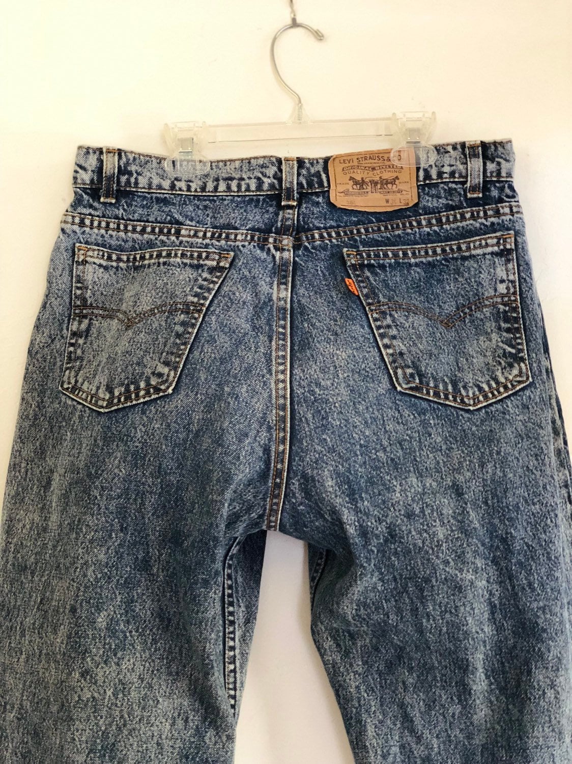 Vintage 561 Levi's W34 L32, Orange Tab, Made in USA, High Vintage 561 Levi's W34 L32, Orange Tab, Made in USA, High