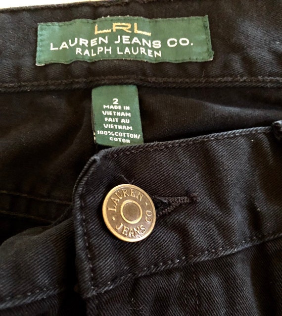 Vintage Ralph Lauren, black denim jeans, LRL Laur… - image 6