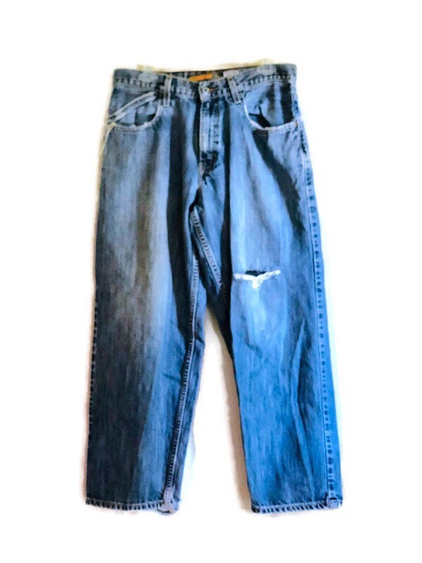 Jahrgang Levi es W 32 L 30 Silber Tab, Grunge Baggy Jeans, Made in USA, High Rise Baggy fit, Pflege Tab, Distressed ripped Denim - Etsy.de Jahrgang Levi es W 32 L 30 Silber Tab, Grunge Baggy Jeans, Made in USA, High Rise Baggy fit, Pflege Tab, Distressed ripped Denim - Etsy.de