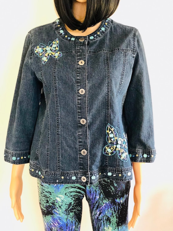 Vintage Alfred Dunner, Jean jacket Women's size 8P