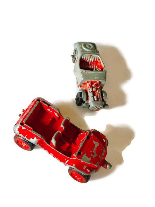 USAヴィンテージ Tootsietoy ミニカー トッツィ 12台セット60s Vintage 1960s TootsieToy Earth Mover/Scraper in Yellow made