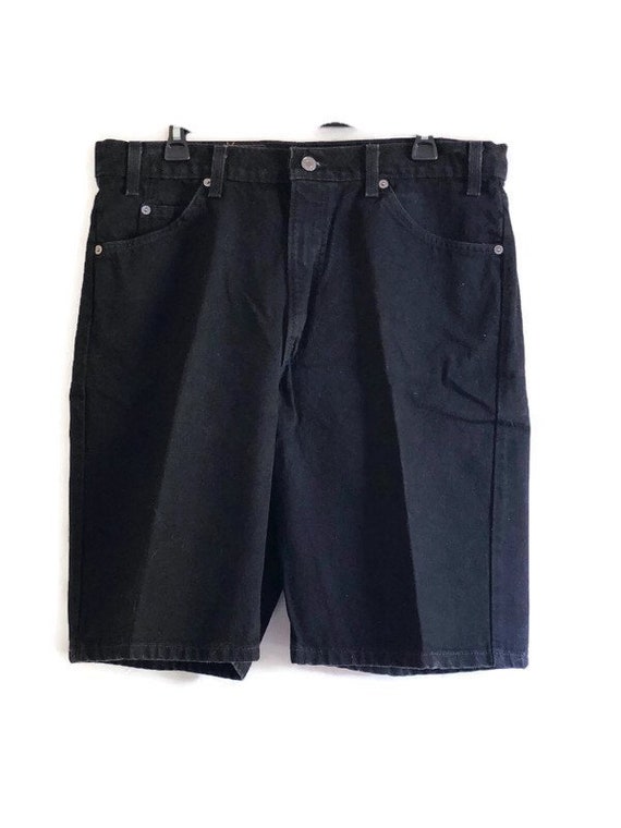 Levi's 550 Size 36 Waist, Orange Tab, Black Denim