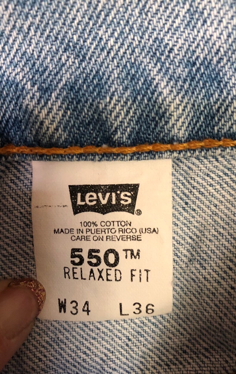 orange tab levis 550