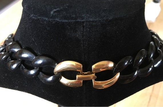 Vintage Napier, Black Necklace, Designer Necklace… - image 5