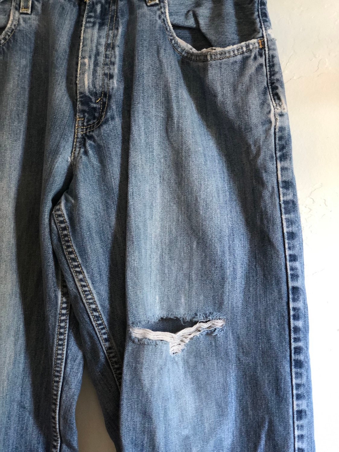 Jahrgang Levi es W 32 L 30 Silber Tab, Grunge Baggy Jeans, Made in USA, High Rise Baggy fit, Pflege Tab, Distressed ripped Denim - Etsy.de Jahrgang Levi es W 32 L 30 Silber Tab, Grunge Baggy Jeans, Made in USA, High Rise Baggy fit, Pflege Tab, Distressed ripped Denim - Etsy.de