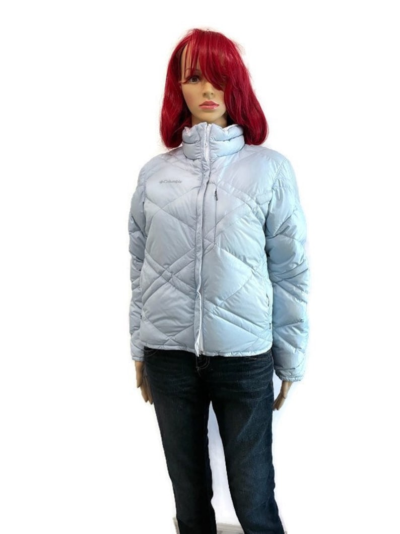 columbia light blue jacket